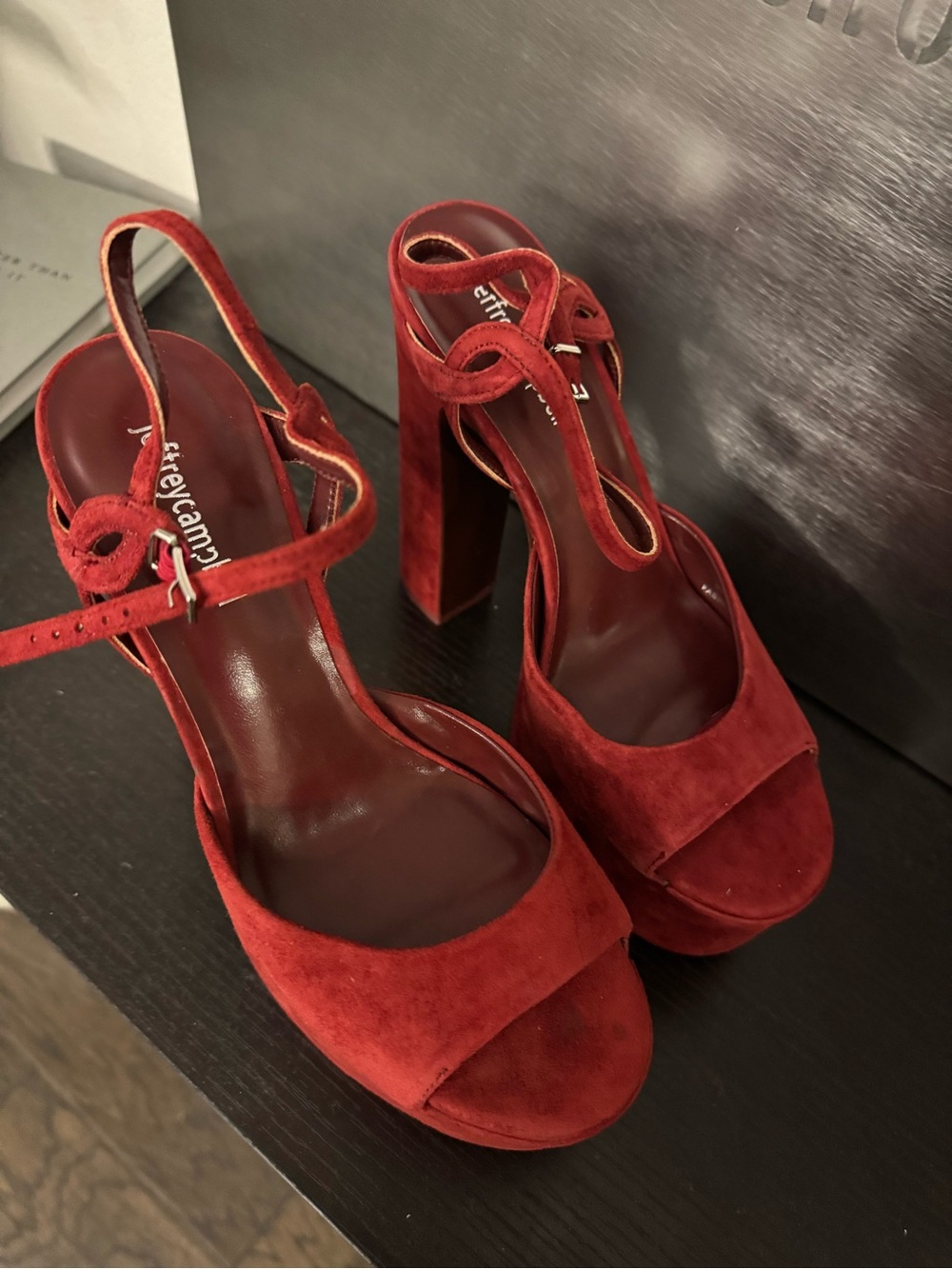 Jeffery Campbell Ever Last Ankle Strap Platform Sandal